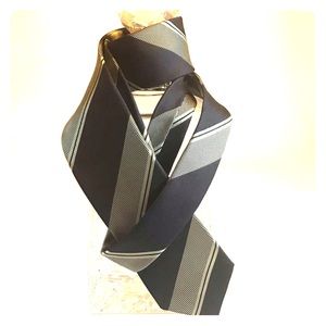 Dior Vintage Christian Dior Black White Necktie